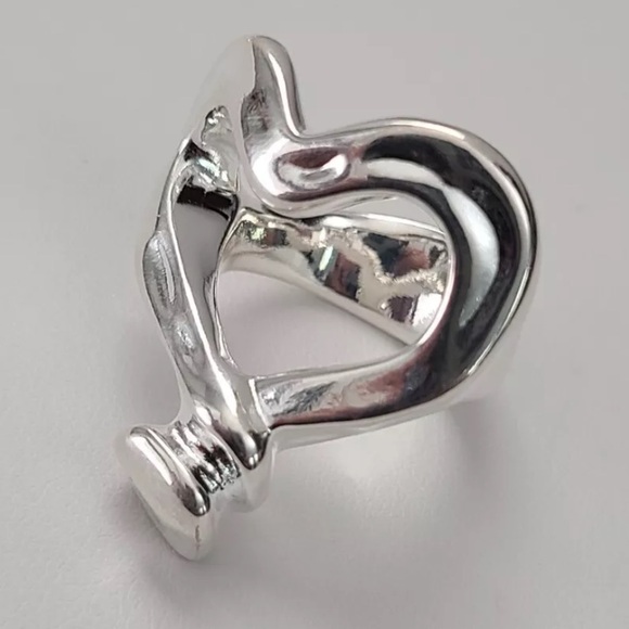 Uno De 50 Ring • Nailed Heart • Silver • Various Sizes - Picture 6 of 14
